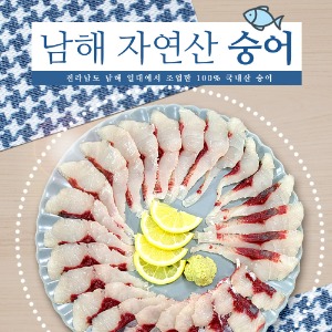 남해 보리숭어 자연산 1kg (필렛 실중량 350g) 초장 포함 벌교 직송